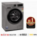 Washing Machine: Panasonic 6 kg 5 Star Fully Automatic Front Loading Washing Machine (NA-106MB3L01, Grey)